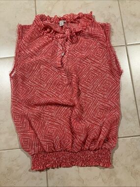 Guess Coral and White Printed Women’s Skirt